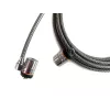 Kensington MicroSaver® raktinė dviguba nešiojamojo kompiuterio spyna, 2,2 m, apvalus raktas, plienas