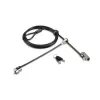 Kensington Slim NanoSaver 2.0 Dual Headed Lock, raktinis, anglinis plienas, sidabrinė, juoda