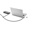 Kensington Slim NanoSaver 2.0 Dual Headed Lock, raktinis, anglinis plienas, sidabrinė, juoda