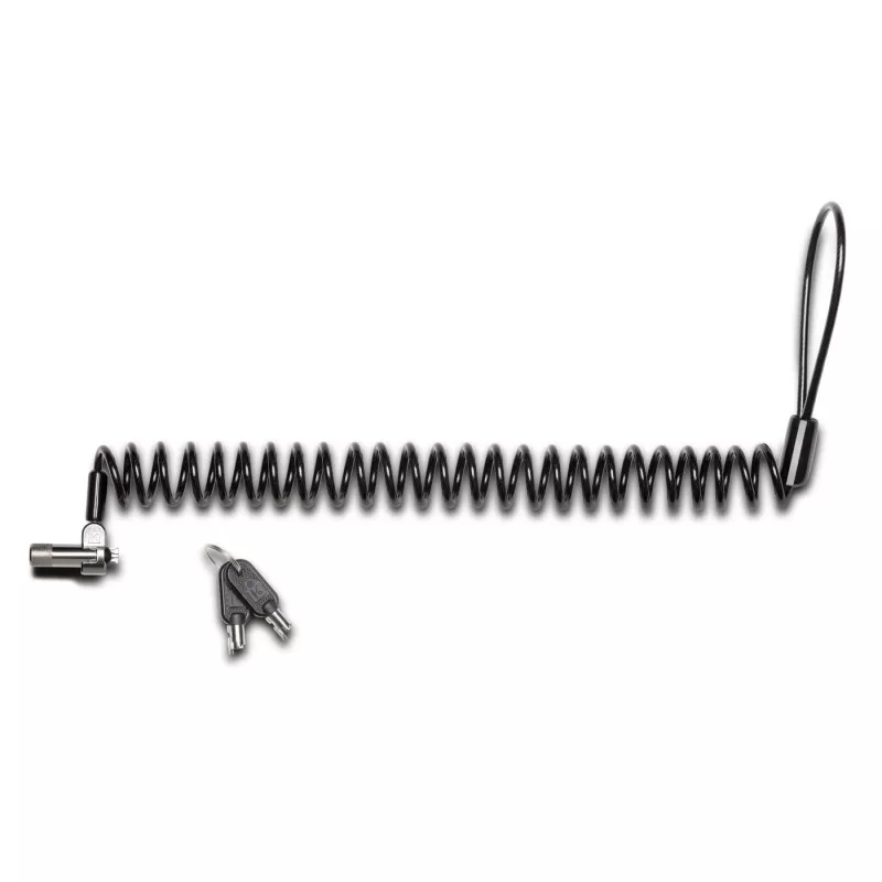 Kensington NANO PORTABLE KEYED LOCK KD, 2,3 m, raktinis, juodas