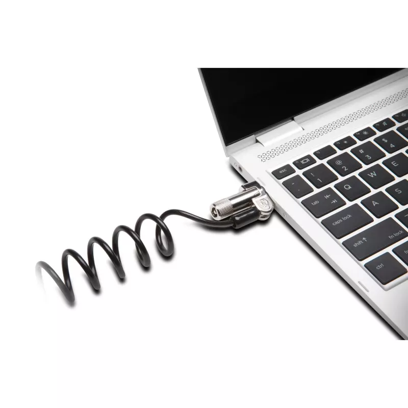 Kensington NANO PORTABLE KEYED LOCK KD, 2,3 m, raktinis, juodas