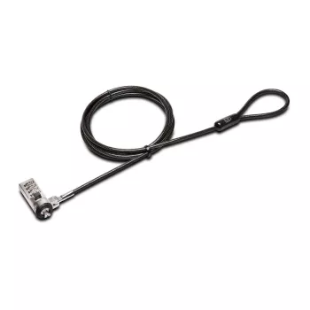 Kensington K67965WW kabelinė spyna, juoda, nerūdijantis plienas
