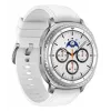 Samsung Galaxy Watch 8 Classic 3,3 cm (1,3 colio) AMOLED 46 mm Skaitmeninis 438 x 438 pikselių Liečiamas ekranas Sidabrinė Wi-Fi GPS (palydovas)