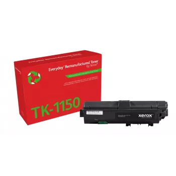 „Everyday™ Black“ perdirbtas tonerių kasetė, pagaminta „Xerox“, suderinama su Kyocera TK-1150, standartinės talpos
