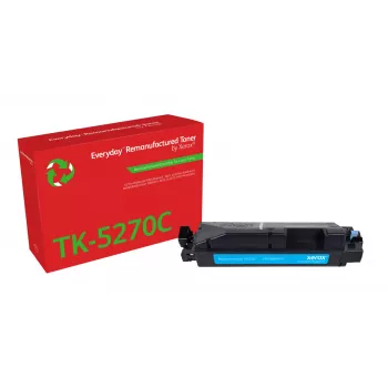 Perdirbtas toneris Everyday™ Cyan, suderinamas su Kyocera TK-5270C, standartinė talpa