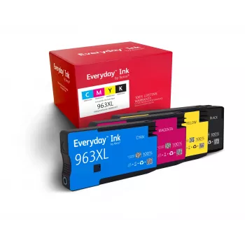 Rašalo kasetė „Everyday™ Multipack Ink by Xerox“, suderinama su HP HP963XL (HP963XL MULTIPACK), didelės talpos