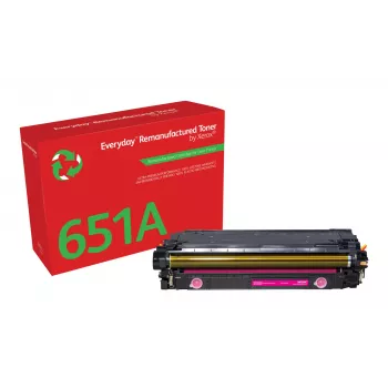 Xerox Everyday™ Magenta Remanufactured Toner, suderinamas su HP 651A/650A/307A (CE343A/CE273A/CE743A), standartinės talpos