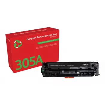 Xerox Everyday™ Black Remanufactured Toner, suderinamas su HP 305A (CE410A), standartinės talpos