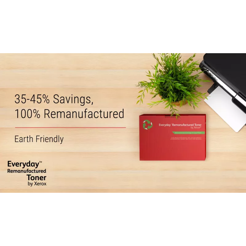 Perdirbtas toneris „Everyday™ Yellow“ (Xerox) suderinamas su HP 312A (CF382A), standartinė talpa