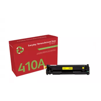 „Everyday™“ perdirbtas geltonas toneris „Xerox“, suderinamas su HP 410A (CF412A), standartinės talpos