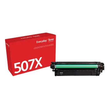 Juodas toneris Everyday™ Black Toner by Xerox, suderinamas su HP 507X (CE400X), didelės talpos
