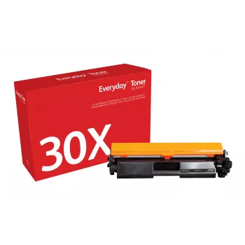Juodas toneris Everyday™ Black Toner, Xerox, suderinamas su HP 30X (CF230X), didelės talpos