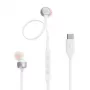 JBL Tune 310C ausinės su laidas, į ausis, skambučiams/muzikai, USB Type-C, baltos