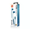 JBL Tune 310C USB ausinės laidinės į ausį, skambučiams/muzikai, USB Type-C, mėlynos