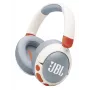 Ausinės JBL Junior 470NC belaidės, triukšmo slopinimas, Bluetooth, šviesiai pilka, balta