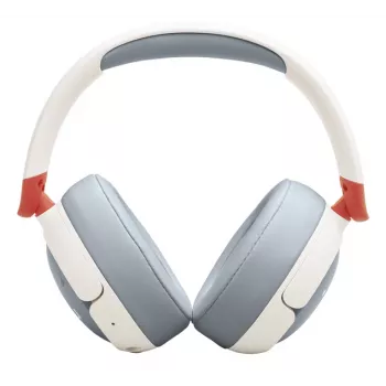 Ausinės JBL Junior 470NC belaidės, triukšmo slopinimas, Bluetooth, šviesiai pilka, balta