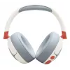 Ausinės JBL Junior 470NC belaidės, triukšmo slopinimas, Bluetooth, šviesiai pilka, balta