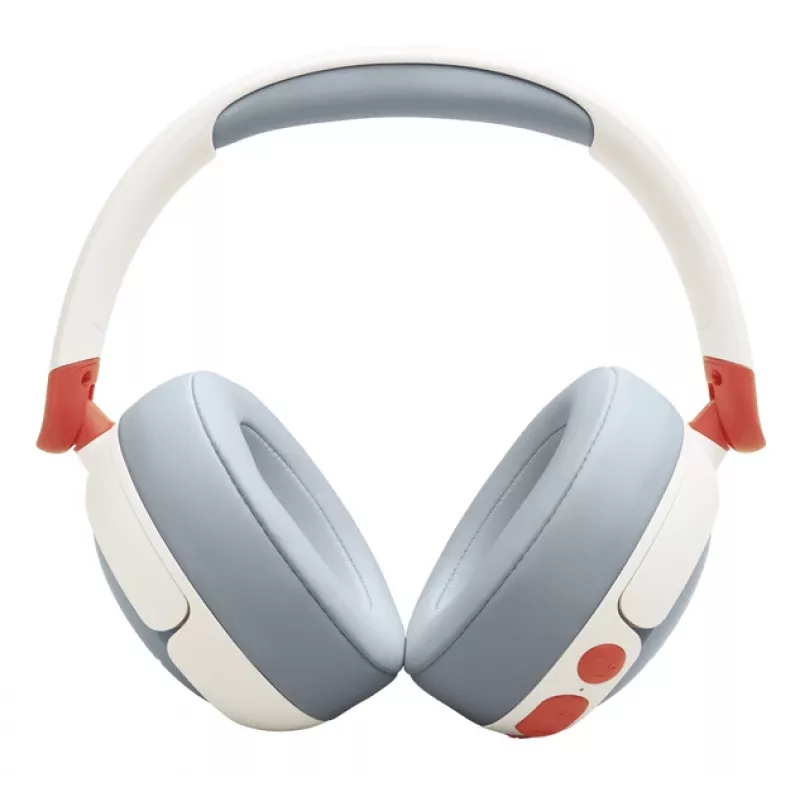 Ausinės JBL Junior 470NC belaidės, triukšmo slopinimas, Bluetooth, šviesiai pilka, balta
