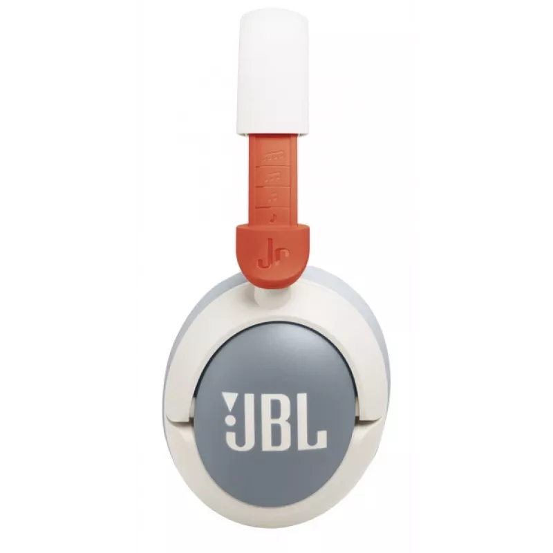 Ausinės JBL Junior 470NC belaidės, triukšmo slopinimas, Bluetooth, šviesiai pilka, balta