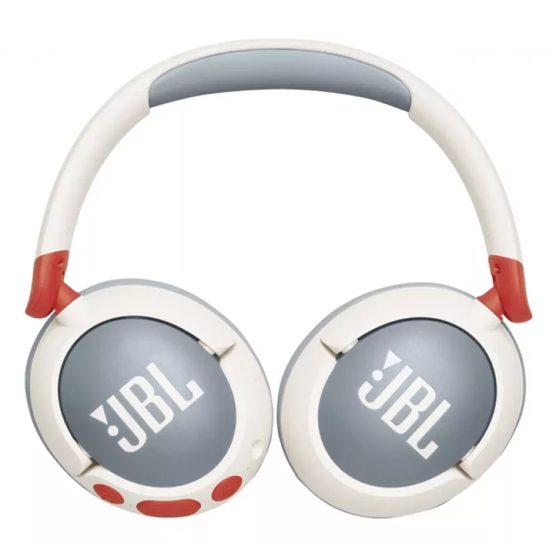 Ausinės JBL Junior 470NC belaidės, triukšmo slopinimas, Bluetooth, šviesiai pilka, balta