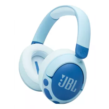 Ausinės JBL Junior 470NC belaidės, ant ausų, su triukšmo slopinimu, USB Type-C, Bluetooth, mėlyna