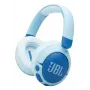 Ausinės JBL Junior 470NC belaidės, ant ausų, su triukšmo slopinimu, USB Type-C, Bluetooth, mėlyna