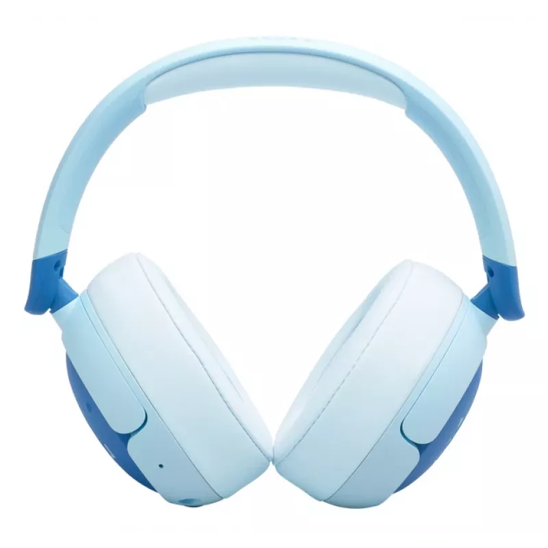Ausinės JBL Junior 470NC belaidės, ant ausų, su triukšmo slopinimu, USB Type-C, Bluetooth, mėlyna