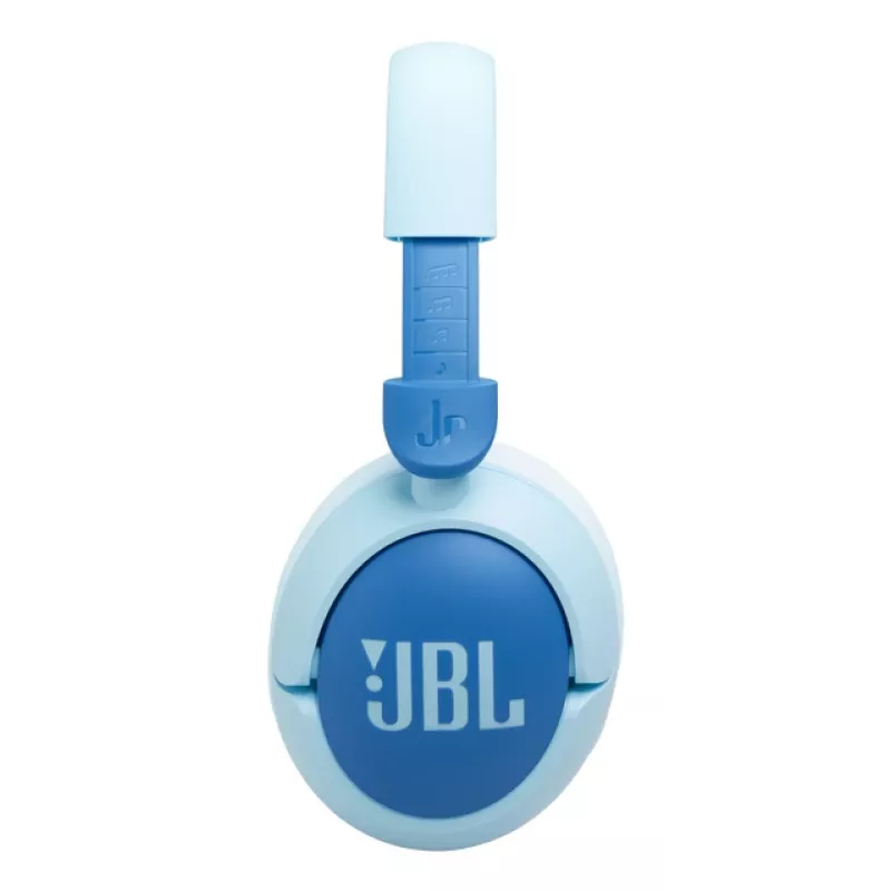 Ausinės JBL Junior 470NC belaidės, ant ausų, su triukšmo slopinimu, USB Type-C, Bluetooth, mėlyna