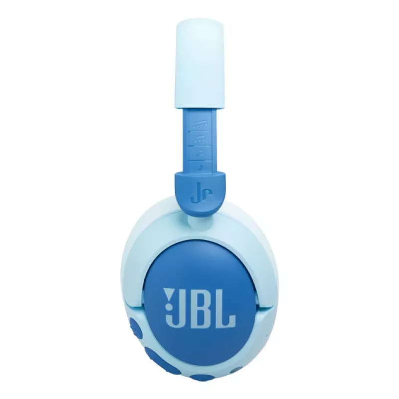 Ausinės JBL Junior 470NC belaidės, ant ausų, su triukšmo slopinimu, USB Type-C, Bluetooth, mėlyna