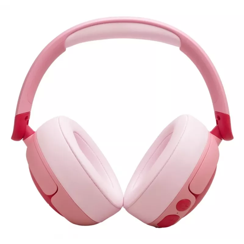 JBL Junior 470NC Belaidės ausinės su triukšmo slopinimu, USB-C, Bluetooth, Rožinė