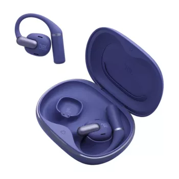 Ausinės JBL Sense Pro TWS užkabinamos ant ausies, Bluetooth, USB-C įkrovimo stovas, 20–40000 Hz, mėlyna, 95.2 g