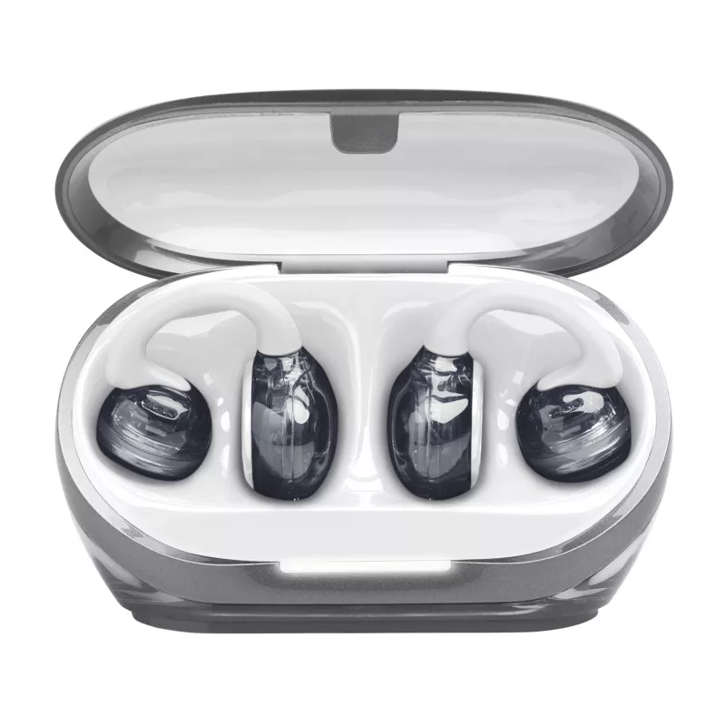 Ausinės JBL Soundgear Clips, belaidės TWS, atviro tipo, kabinamos, baltos