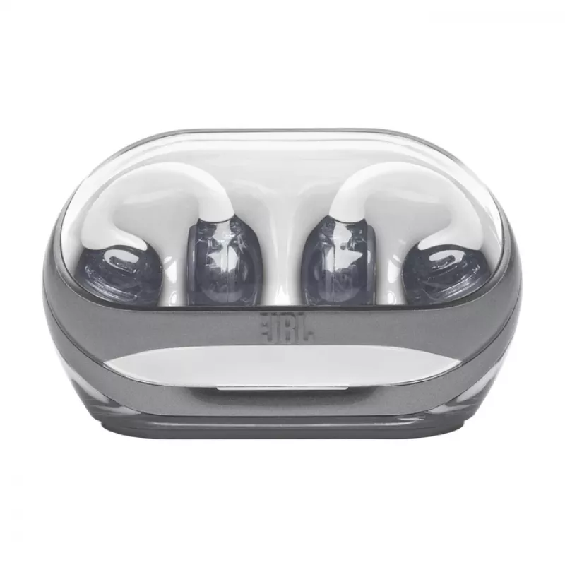 Ausinės JBL Soundgear Clips, belaidės TWS, atviro tipo, kabinamos, baltos