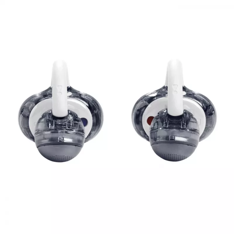 Ausinės JBL Soundgear Clips, belaidės TWS, atviro tipo, kabinamos, baltos