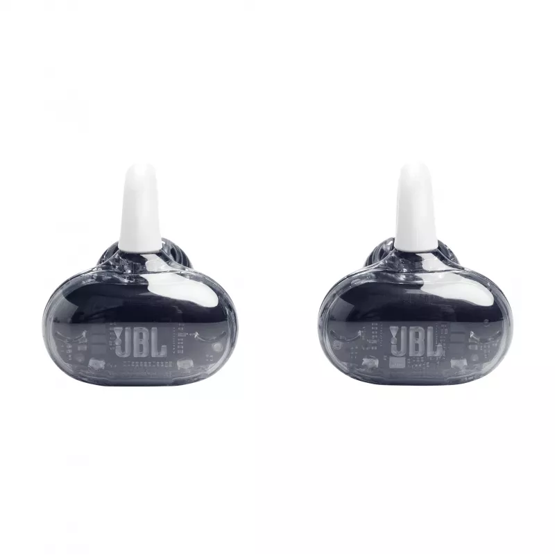 Ausinės JBL Soundgear Clips, belaidės TWS, atviro tipo, kabinamos, baltos