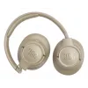 Ausinės JBL Tune 730BT belaidės Bluetooth supra-aural, 20–20000 Hz, 218,2 g, smėlio spalvos
