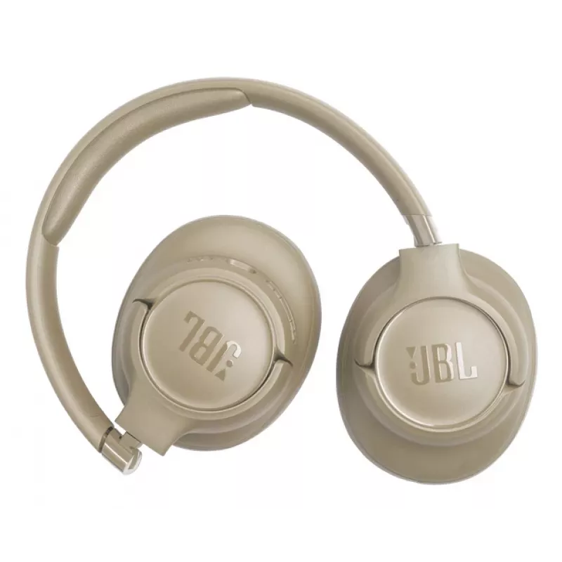 Ausinės JBL Tune 730BT belaidės Bluetooth supra-aural, 20–20000 Hz, 218,2 g, smėlio spalvos