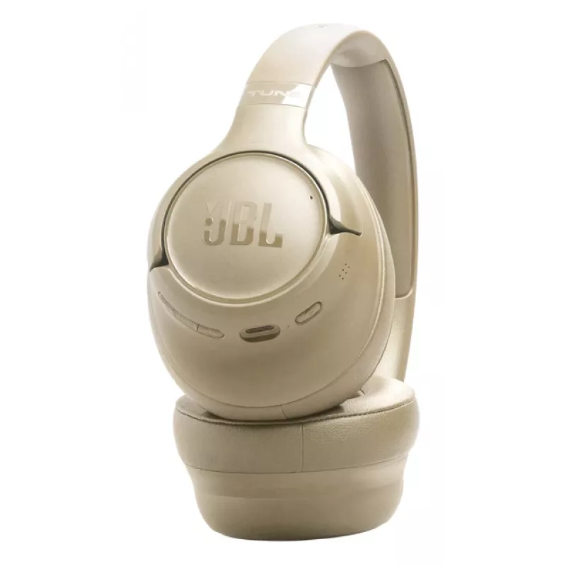 Ausinės JBL Tune 730BT belaidės Bluetooth supra-aural, 20–20000 Hz, 218,2 g, smėlio spalvos