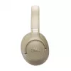 Ausinės JBL Tune 730BT belaidės Bluetooth supra-aural, 20–20000 Hz, 218,2 g, smėlio spalvos