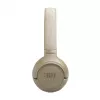 JBL Tune 530BT Belaidės ausinės ant galvos, Bluetooth 6.0, USB Type-C, smėlio spalvos