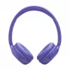 Ausinės JBL Tune 530BT belaidės Bluetooth 6.0 viršutinės ausinės, 20–20000 Hz, 151 g, violetinės