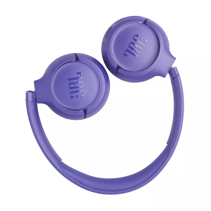 Ausinės JBL Tune 530BT belaidės Bluetooth 6.0 viršutinės ausinės, 20–20000 Hz, 151 g, violetinės