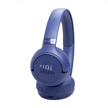 Ausinės JBL Tune 680NC belaidžiai laidiniai ausinių antgaliai su mikrofonu, USB Type-C, mėlynos spalvos
