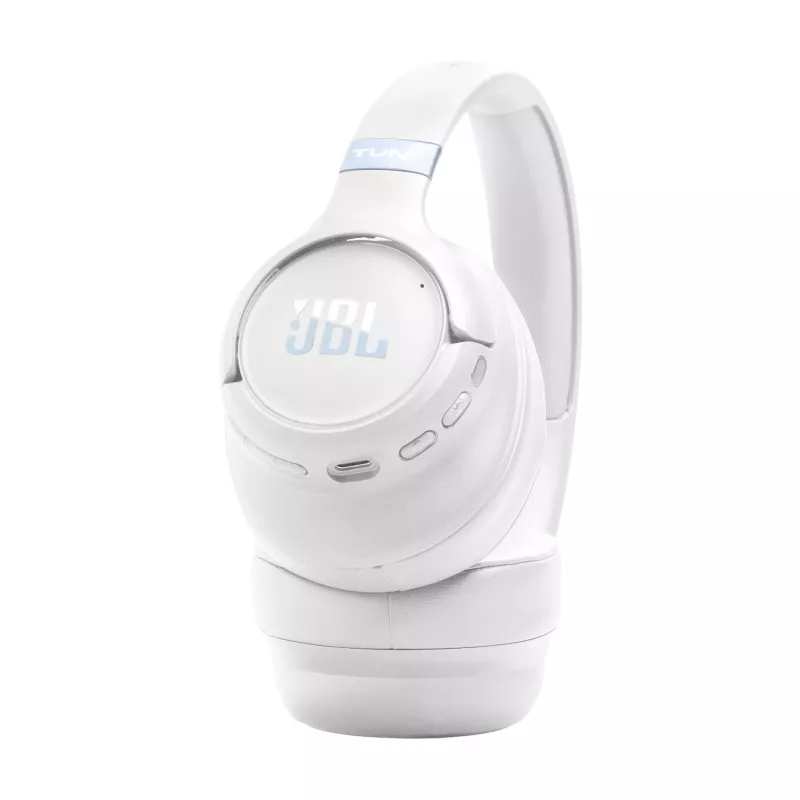 JBL Tune 780NC belaidės ausinės su ANC, Bluetooth, USB-C, balta