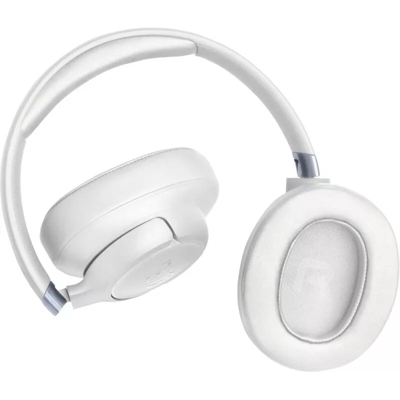 JBL Tune 780NC belaidės ausinės su ANC, Bluetooth, USB-C, balta