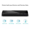TP-Link UH700 USB 3.2 Gen 1 (3.1 Gen 1) 7 prievadų USB mazgas, Micro-B, 5000 Mbit/s, juoda