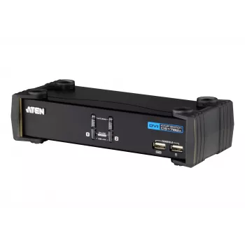 ATEN CS1762A USB 2.0 DVI KVM jungiklis, juodas