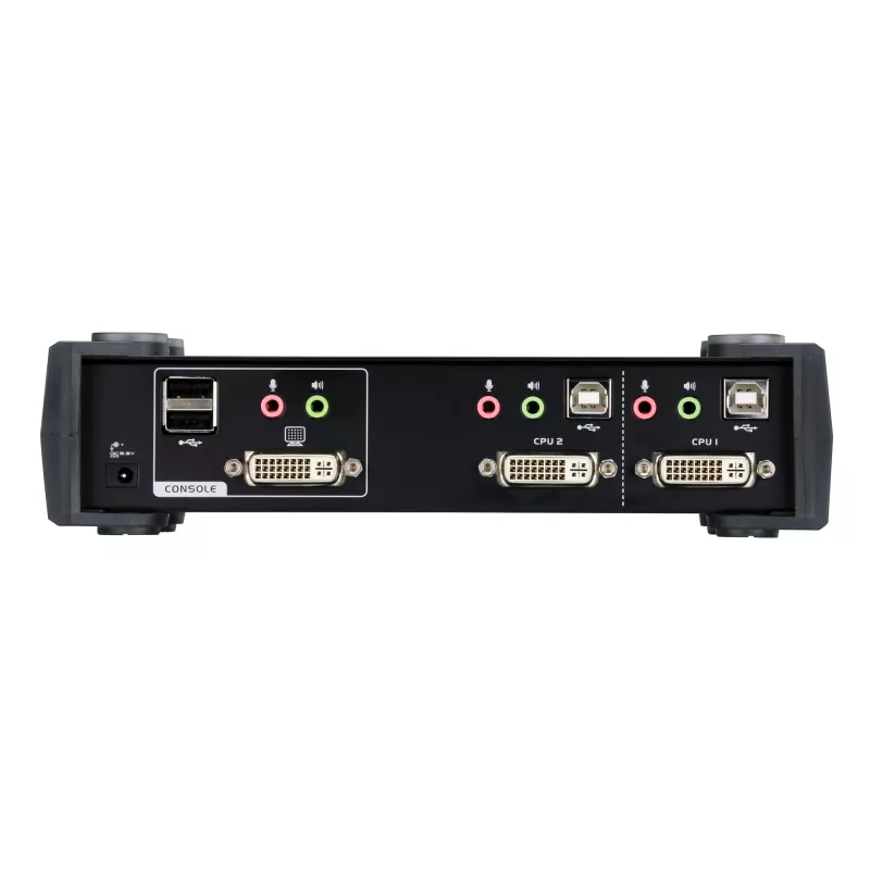 ATEN CS1762A USB 2.0 DVI KVM jungiklis, juodas