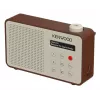Kenwood CRM25DABT nešiojamas skaitmeninis radijo imtuvas, mocha