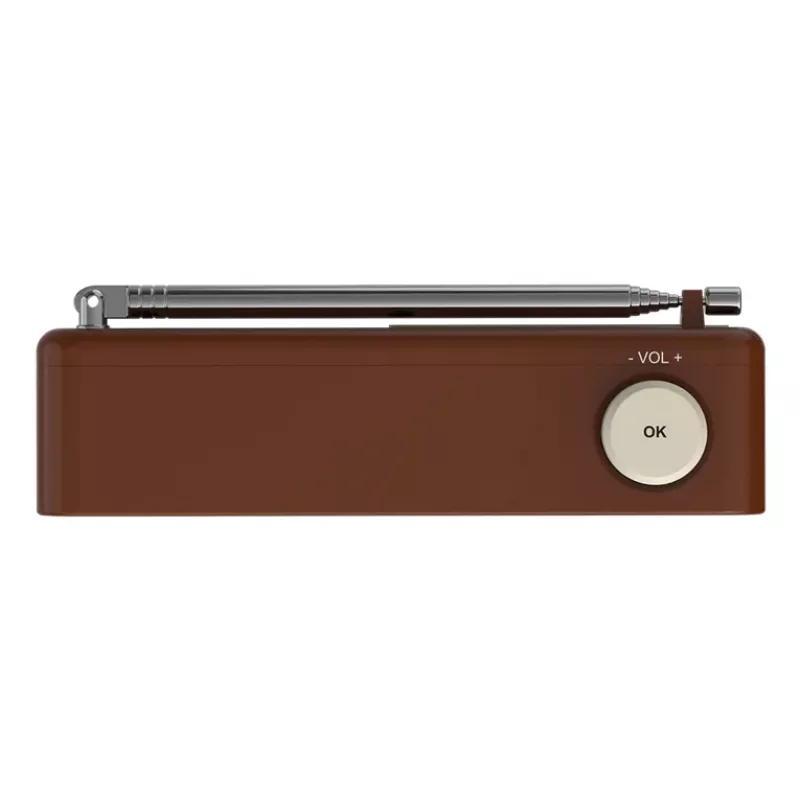 Kenwood CRM25DABT nešiojamas skaitmeninis radijo imtuvas, mocha